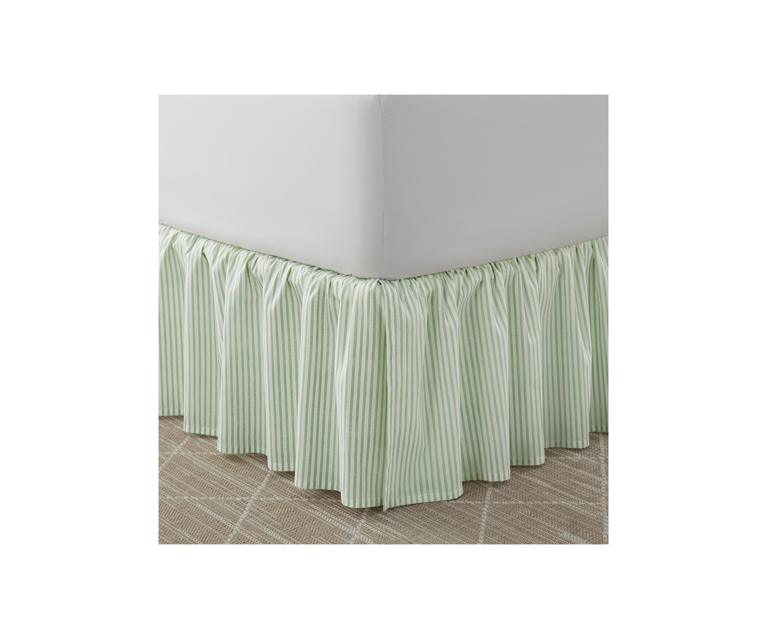 LA Classics Ruffled Cotton Bedskirt