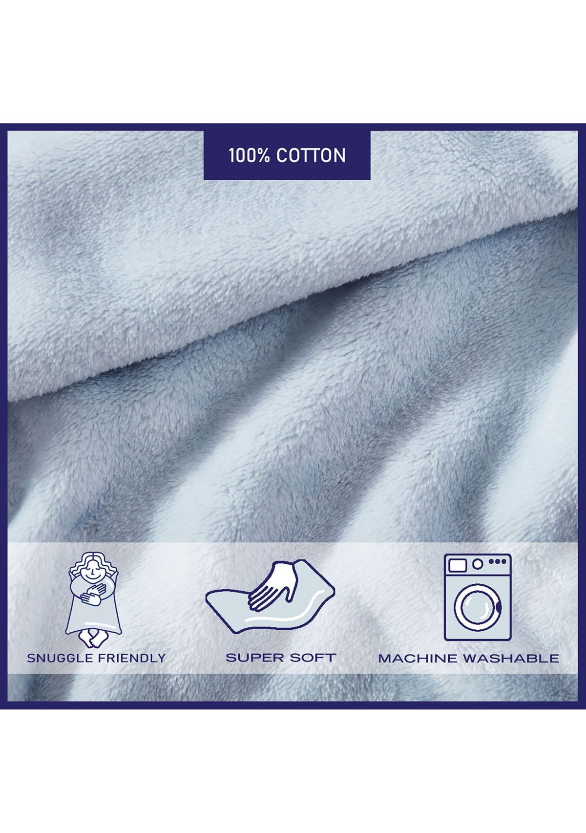 Solid Ultra Soft Plush Fleece - Blanket