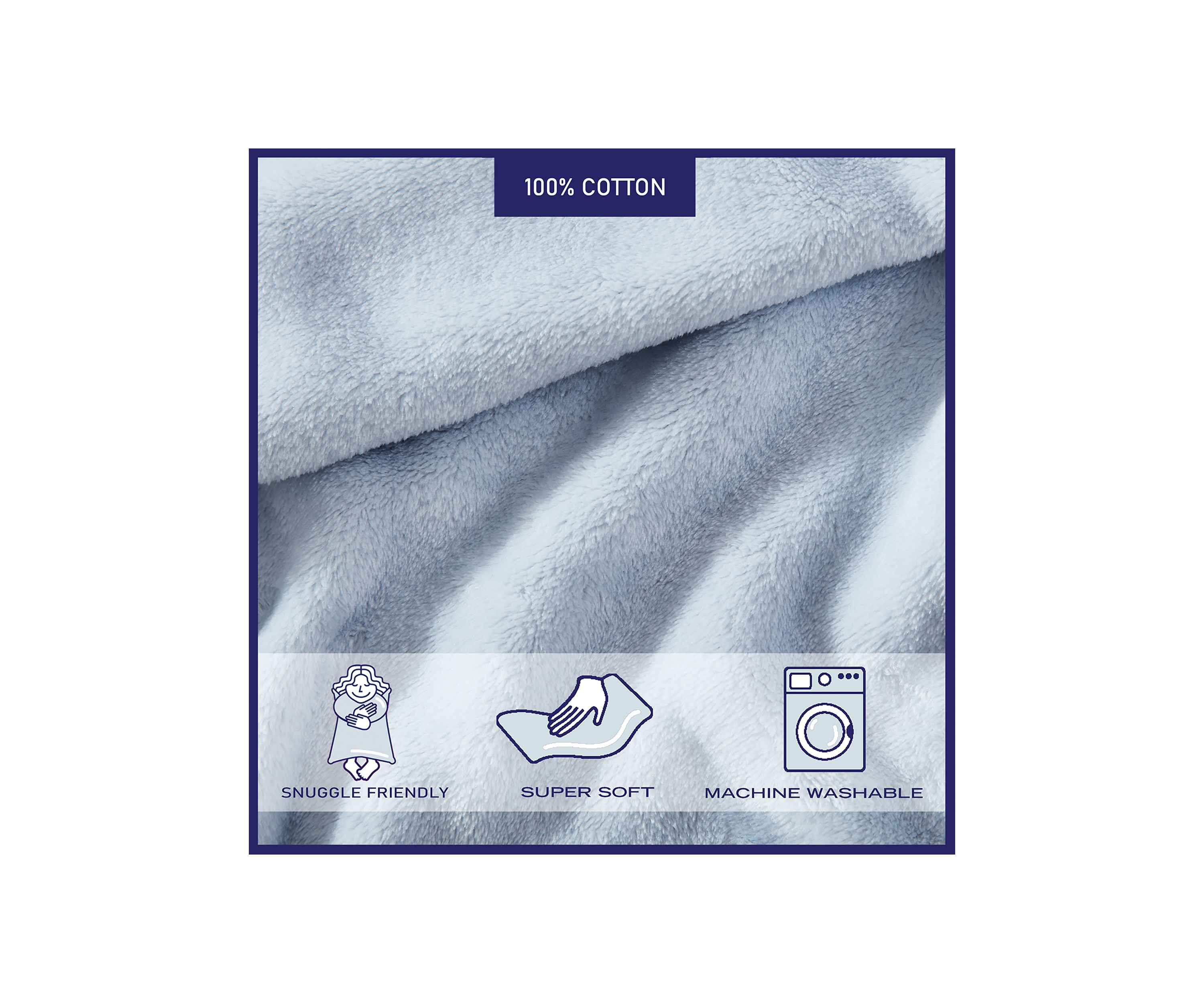 Solid Ultra Soft Plush Fleece - Blanket