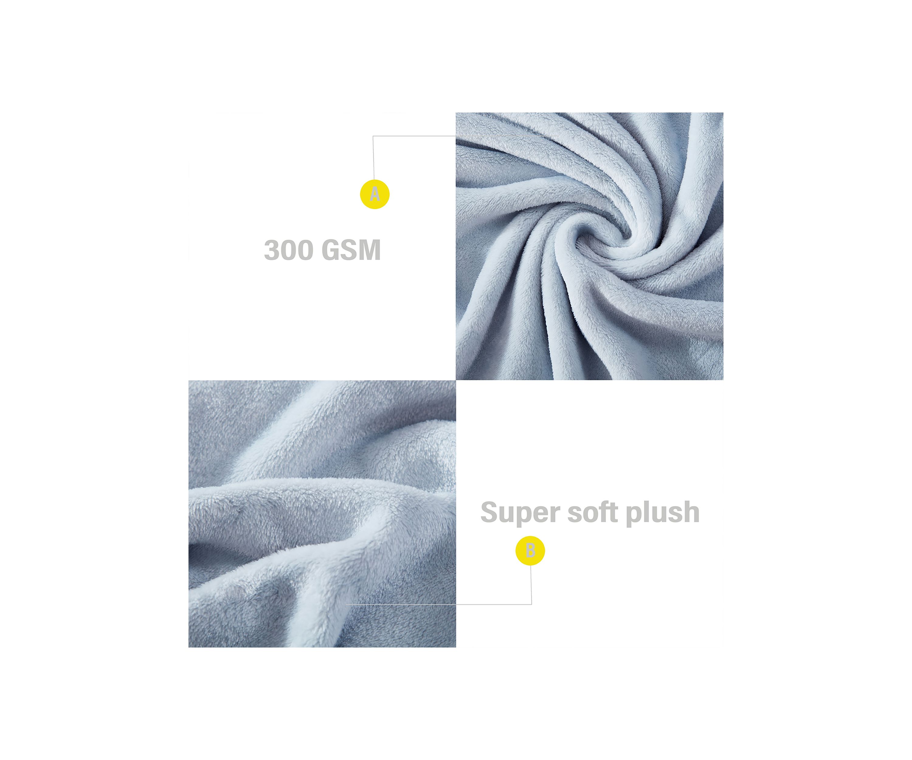 Solid Ultra Soft Plush Fleece - Blanket