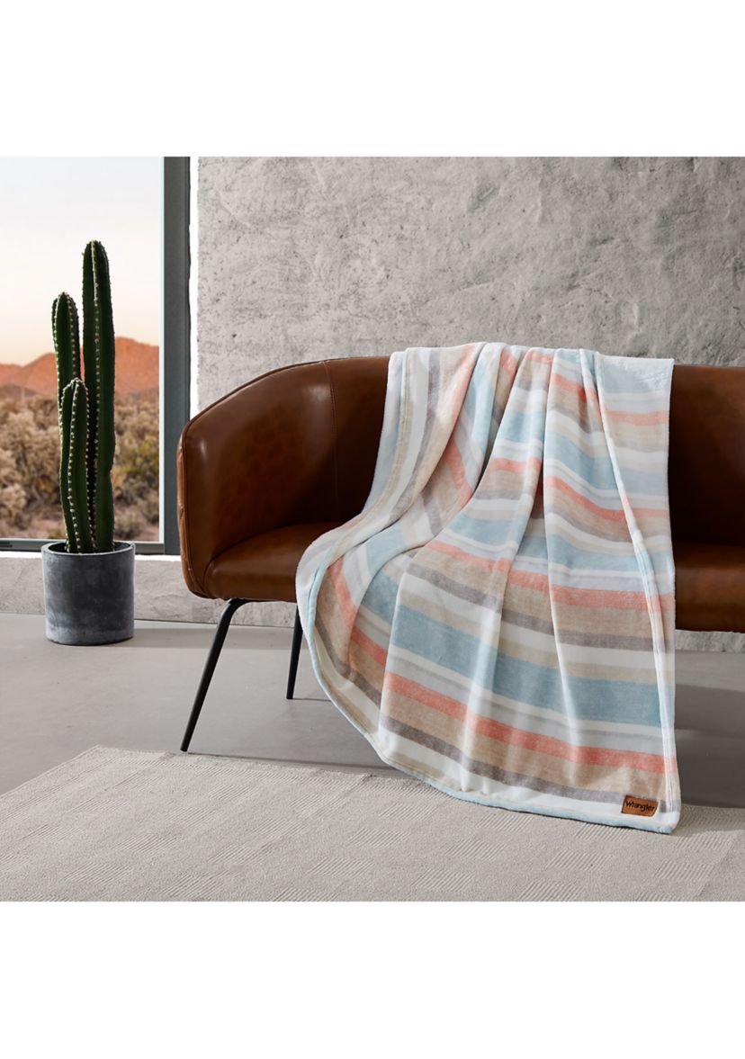 Glen Canyon Stripe Microfiber Blanket