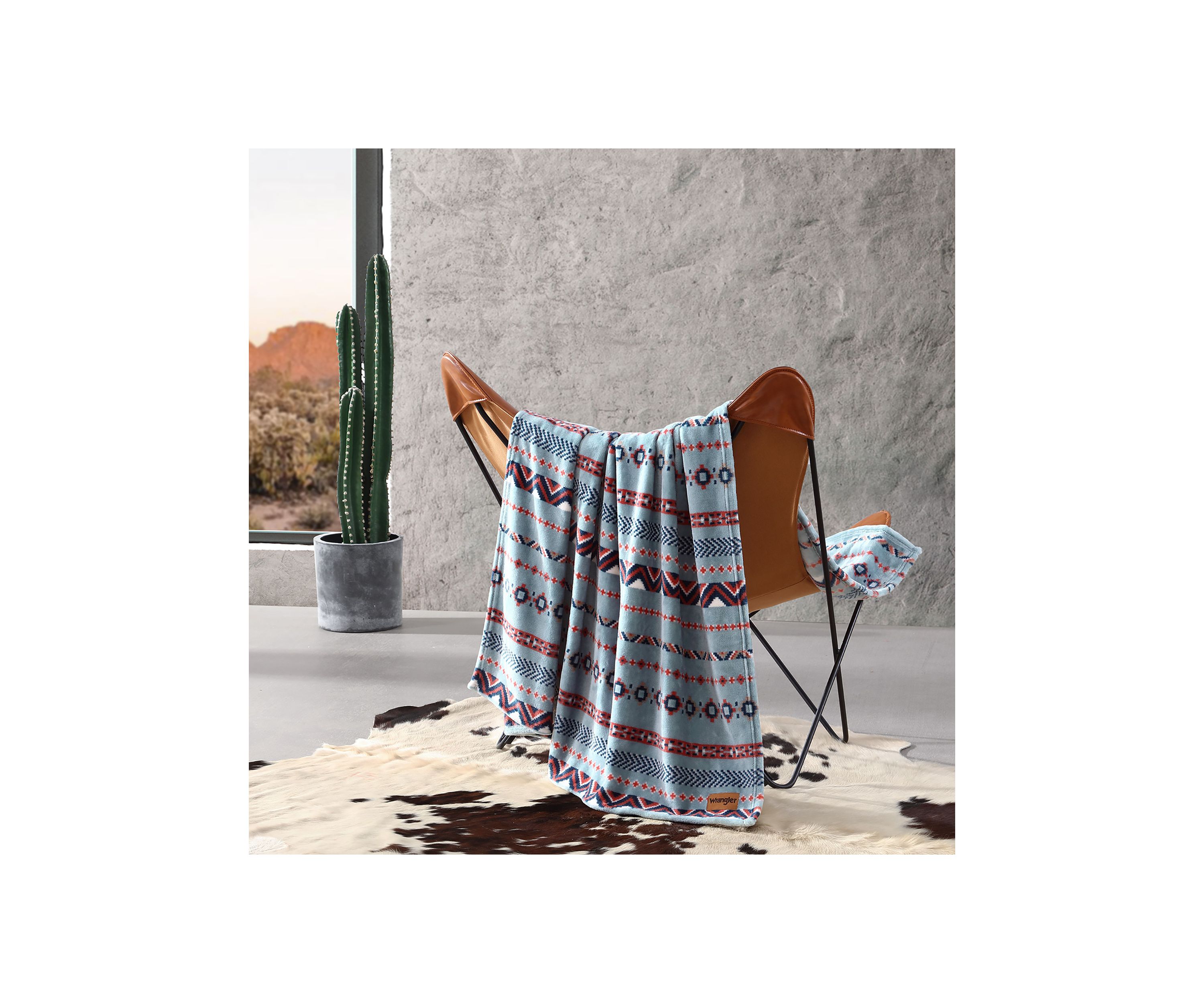 Diamond Trail Microfiber Throw Blanket