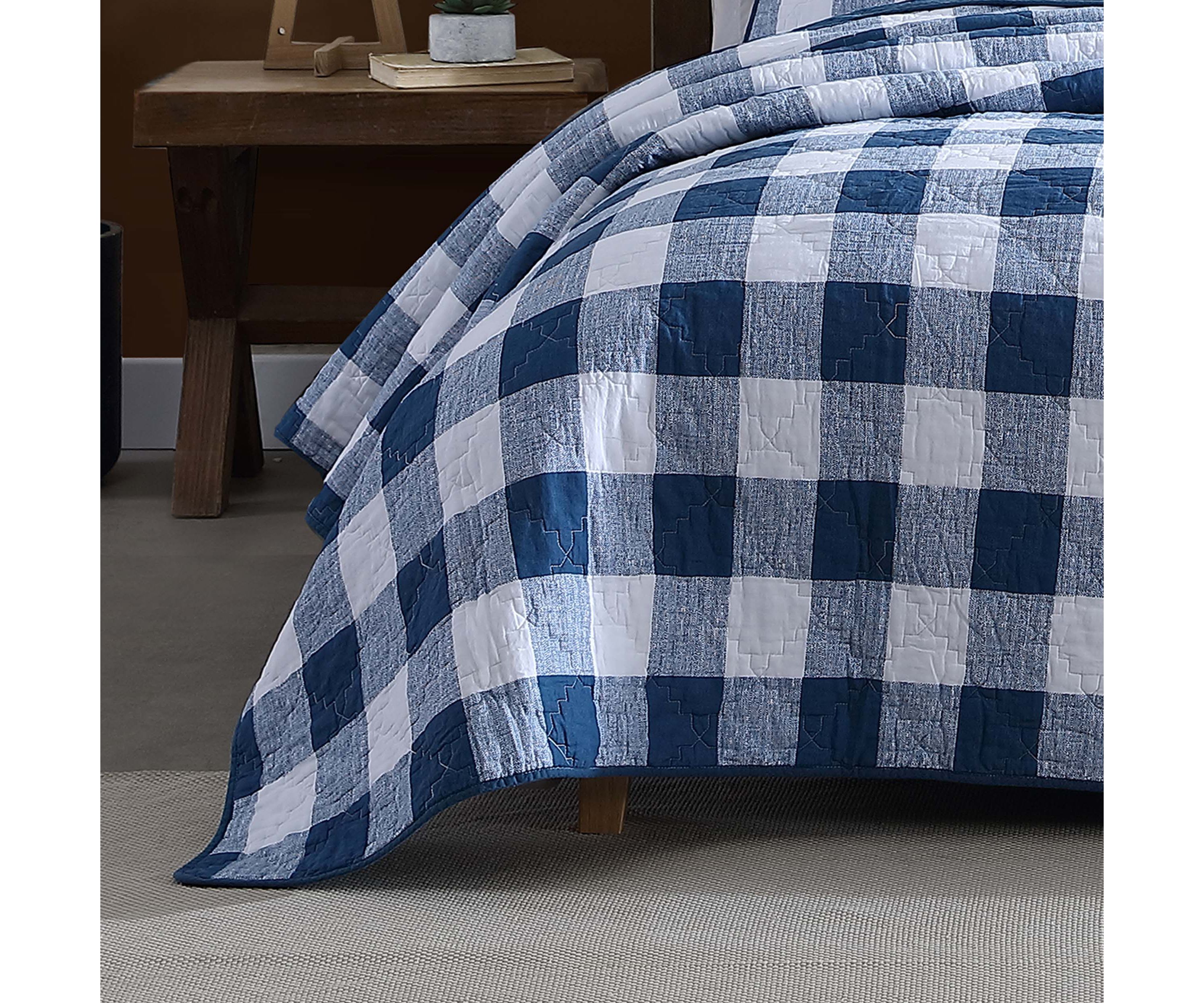 Flagstaff Check Cotton Quilt Set