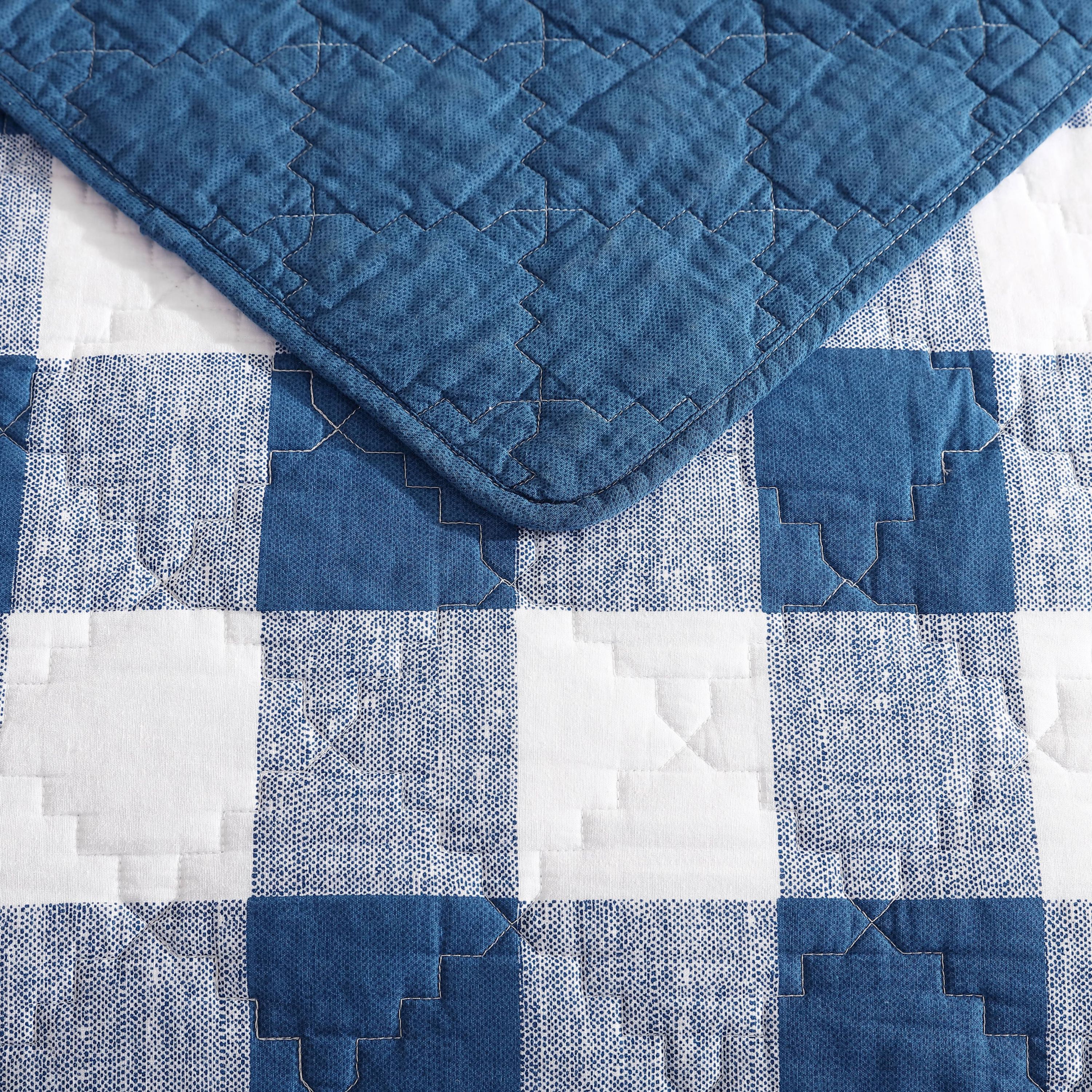 Flagstaff Check Cotton Quilt Set