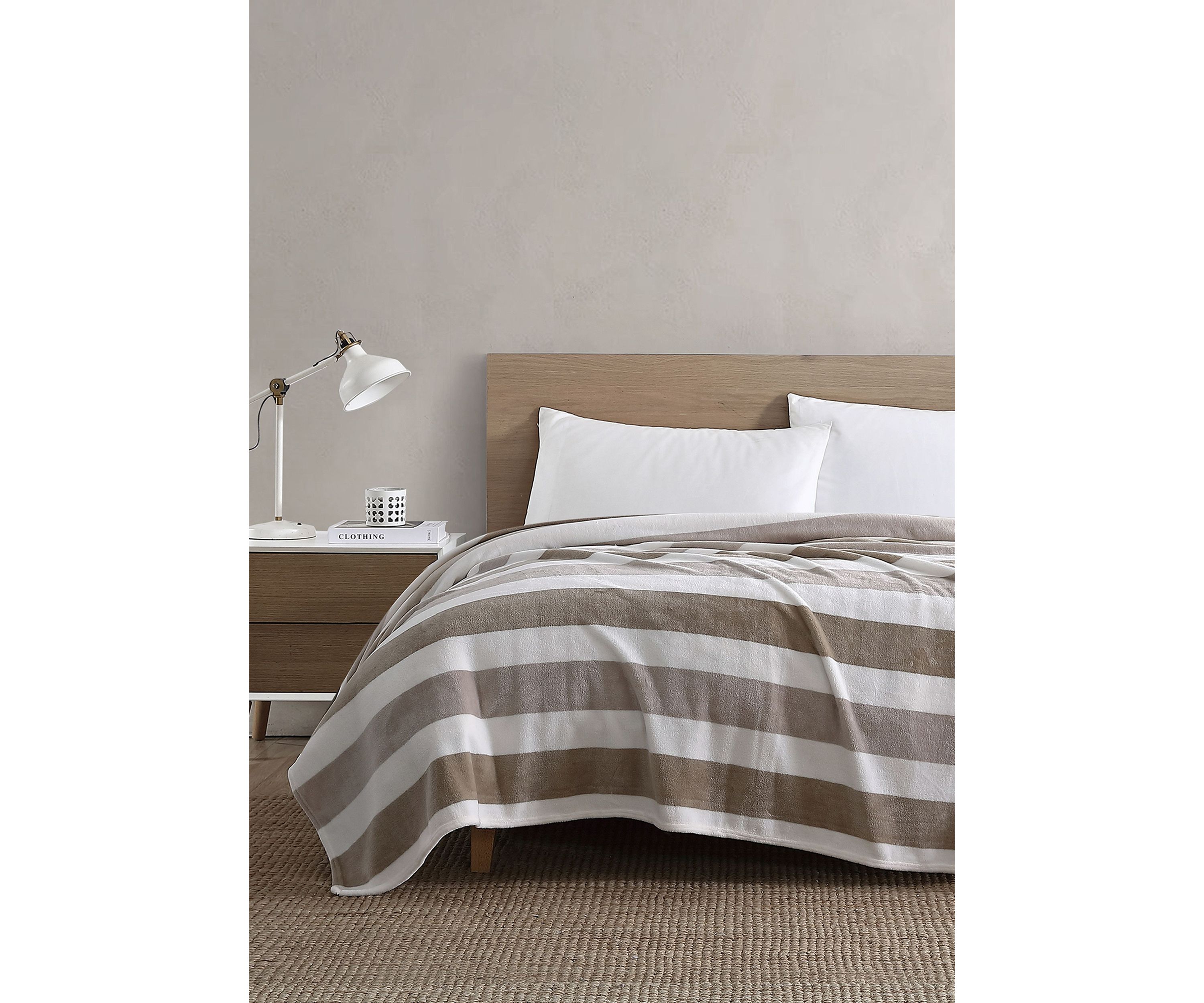 Awning Stripe Ultra Soft Plush Fleece - Blanket