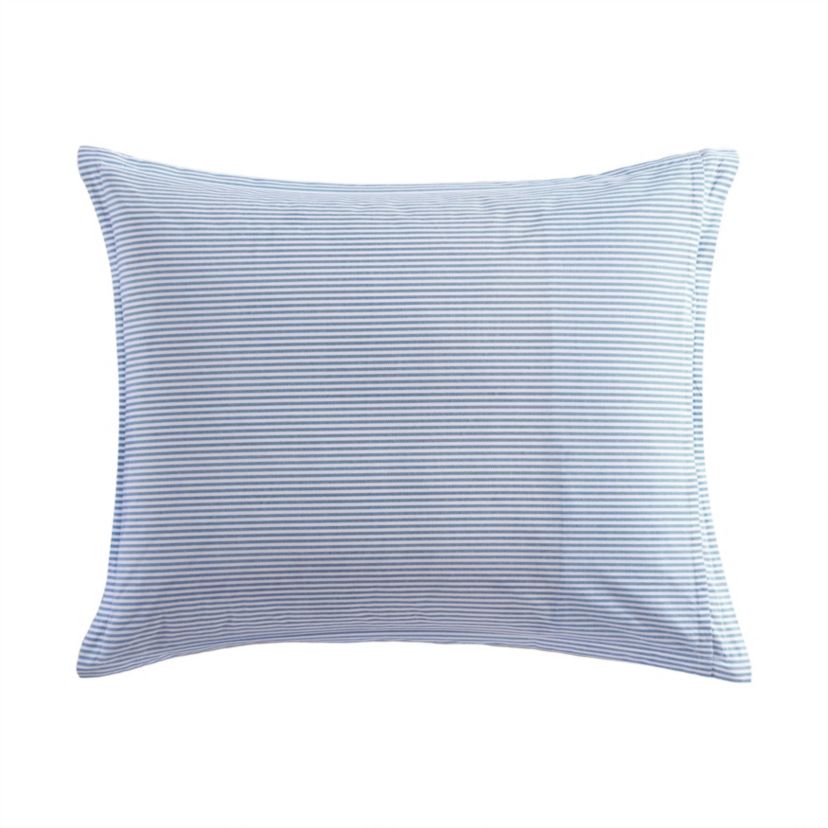 Oxford Stripe 100% Cotton Percale 3 Piece Duvet Cover Set