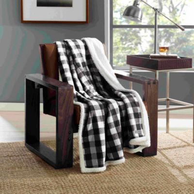 Cabin Plaid Cotton Throw & Pillow Set