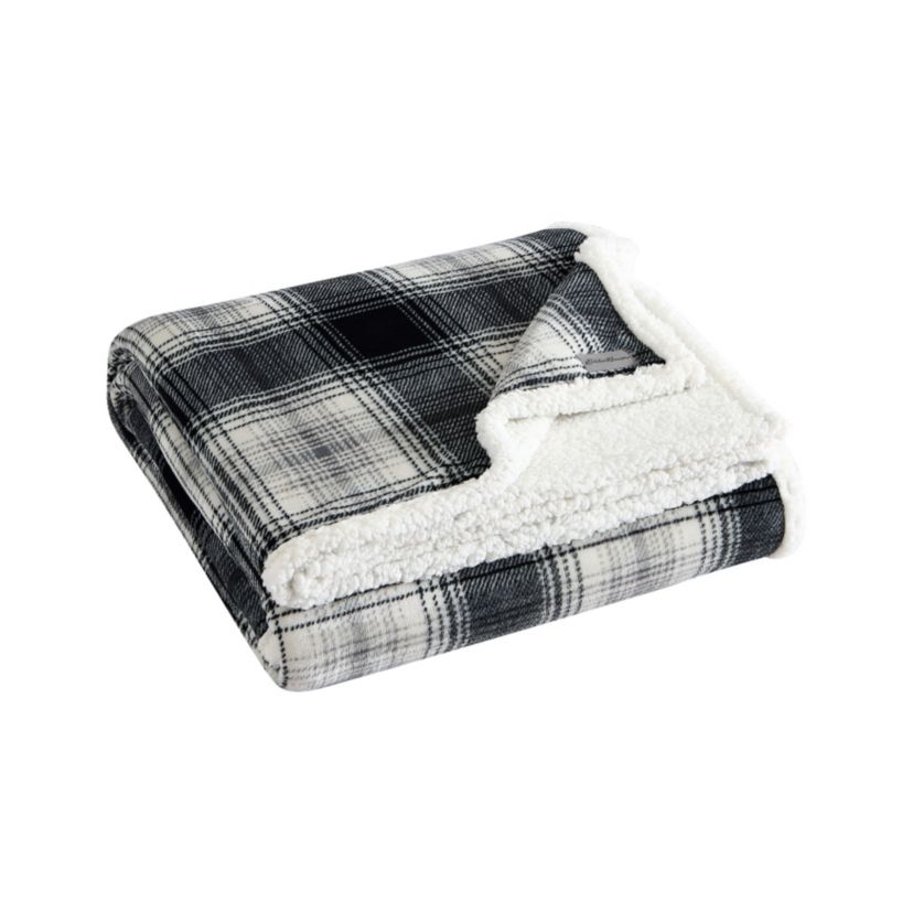 Vail Plaid Ultra Soft Plush Fleece Blanket