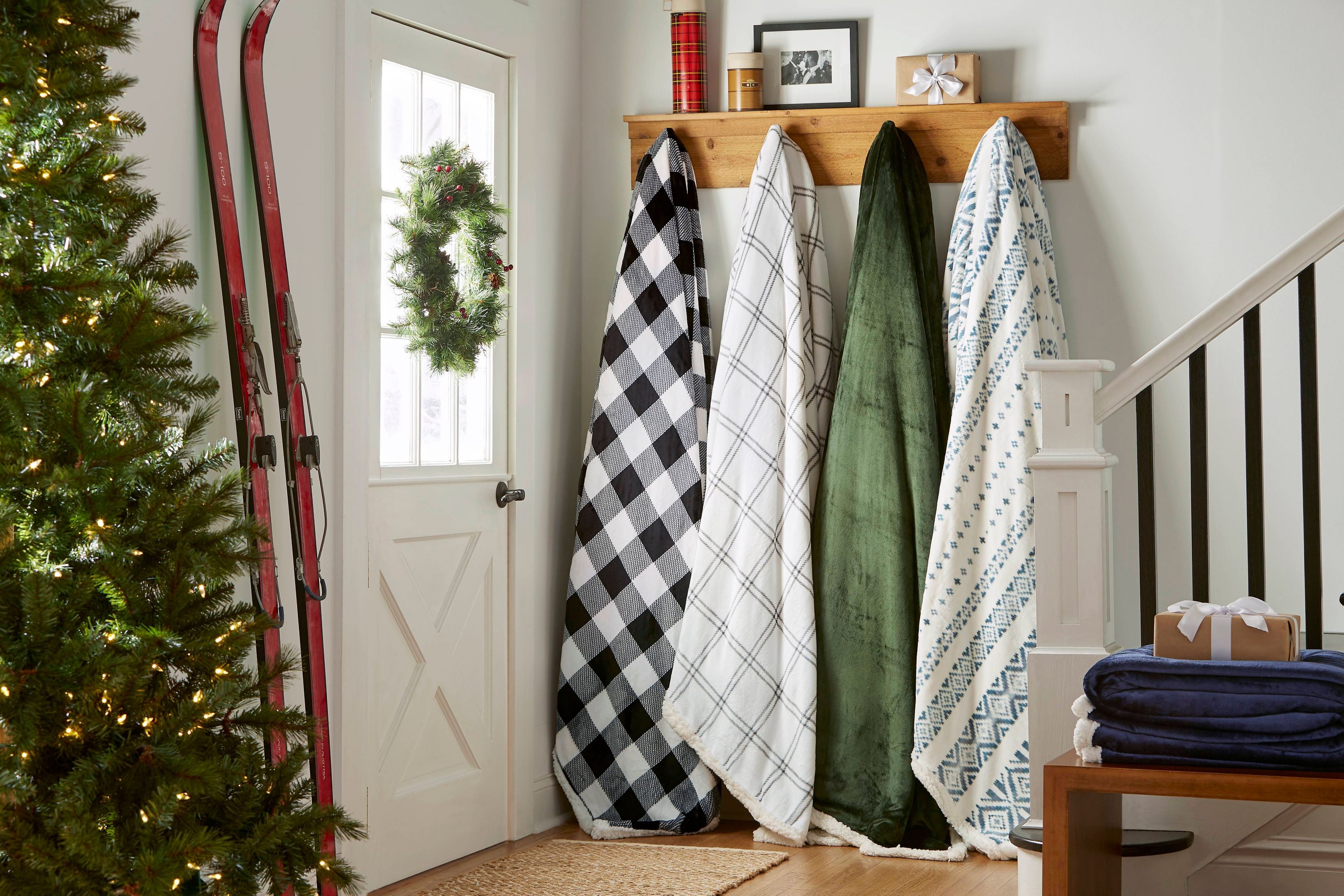 EB Solid Ultra Soft Plush Fleece Blanket