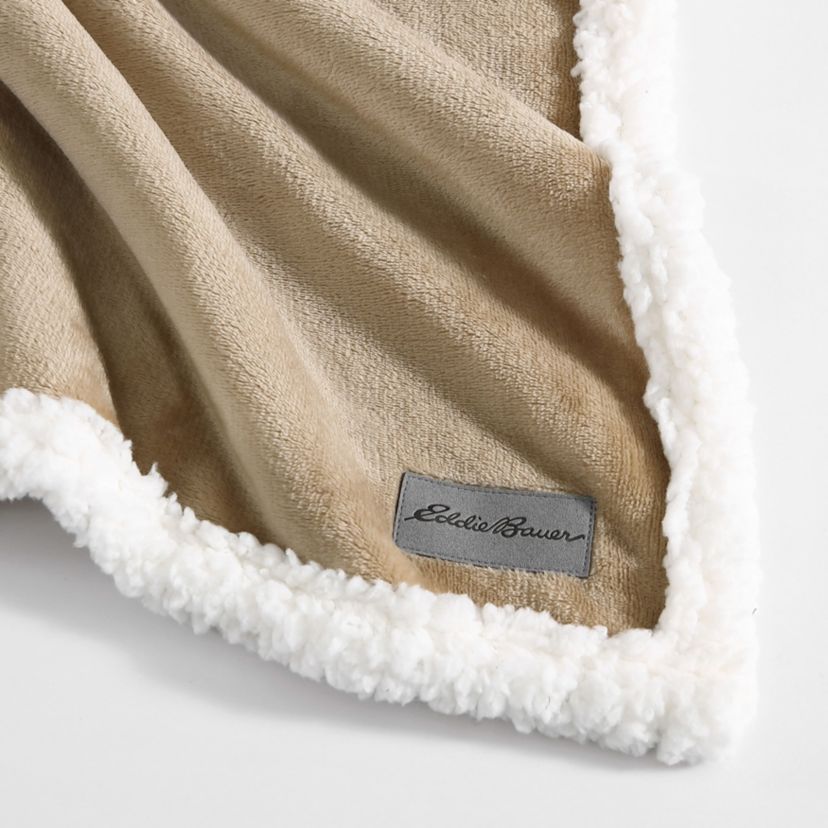 EB Solid Ultra Soft Plush Fleece Blanket