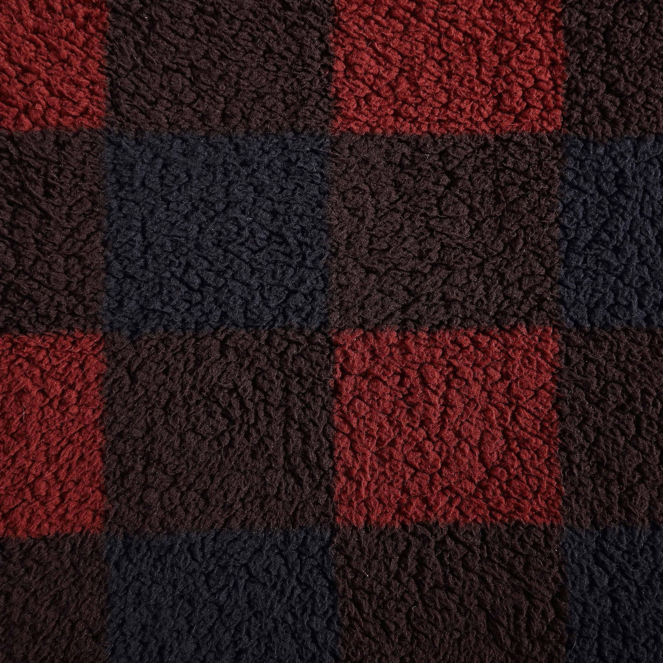 Cabin Plaid Plush Fleece Throw Blanket