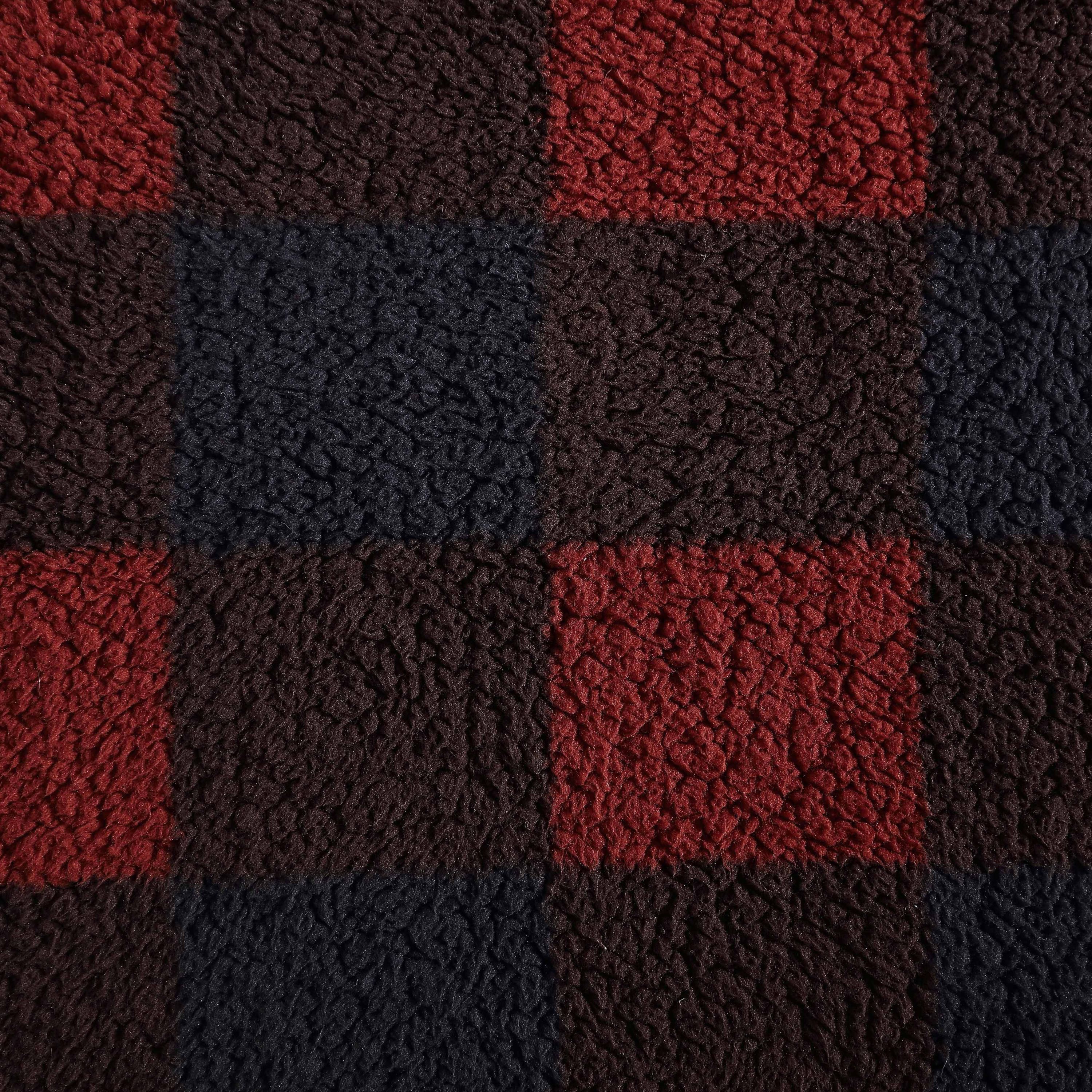 Cabin Plaid Plush Fleece Throw Blanket