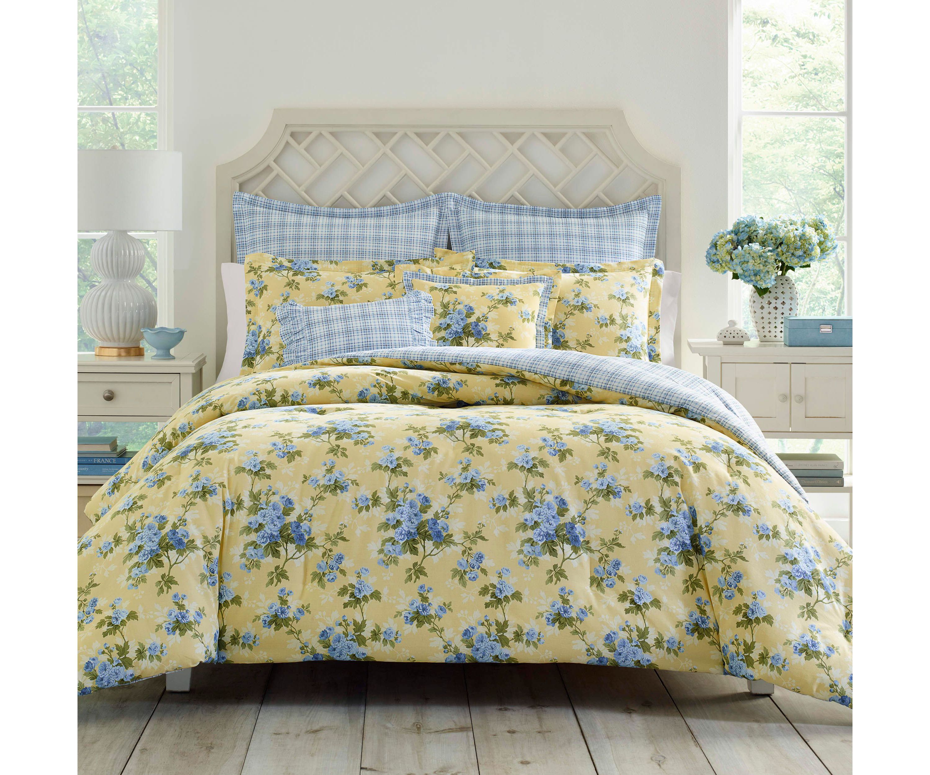 Cassidy 100% Cotton - 5 Piece- Duvet Cover Bonus Set