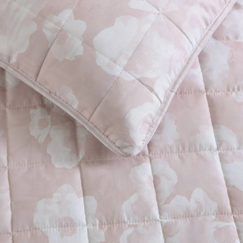 Madison Floral Microfiber Quilt-Sham Set