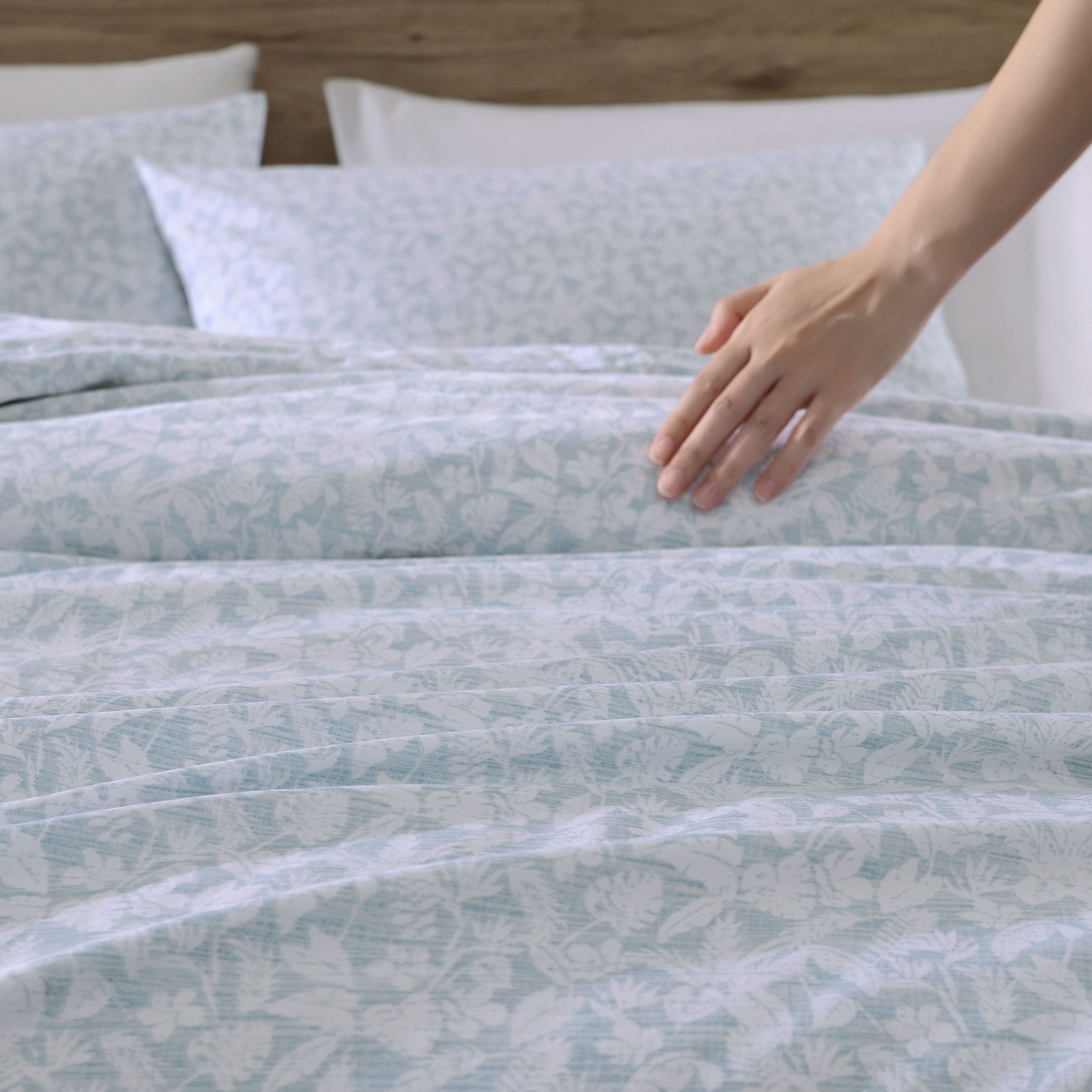 Koya Bay 100% Cotton Percale- 3 Piece- Duvet Cover Set