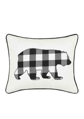 Winter Morning Stag Throw Pillow