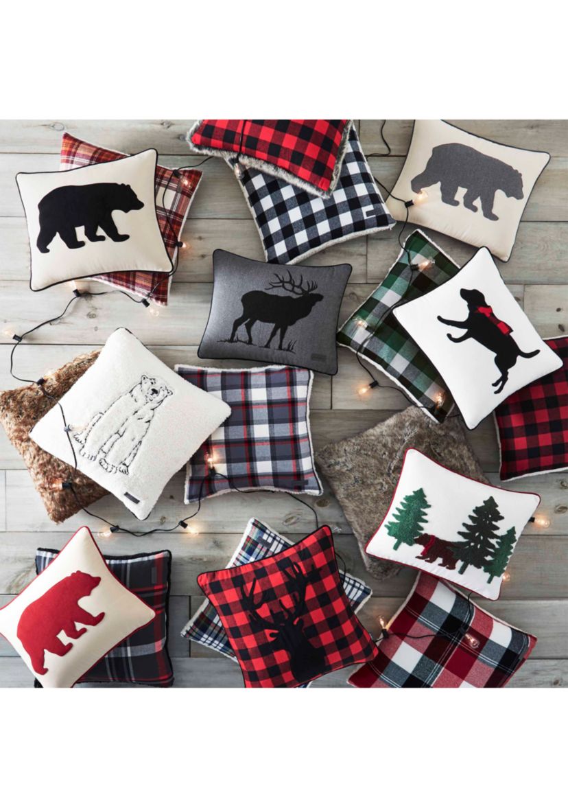 Cozy Polar Bear Throw Pillow
