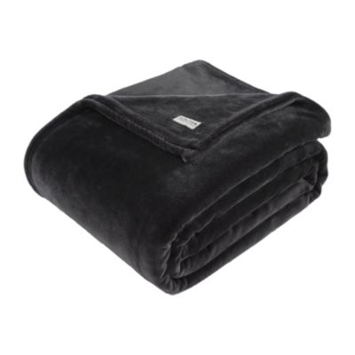 Nautica Solid Microfiber Blanket