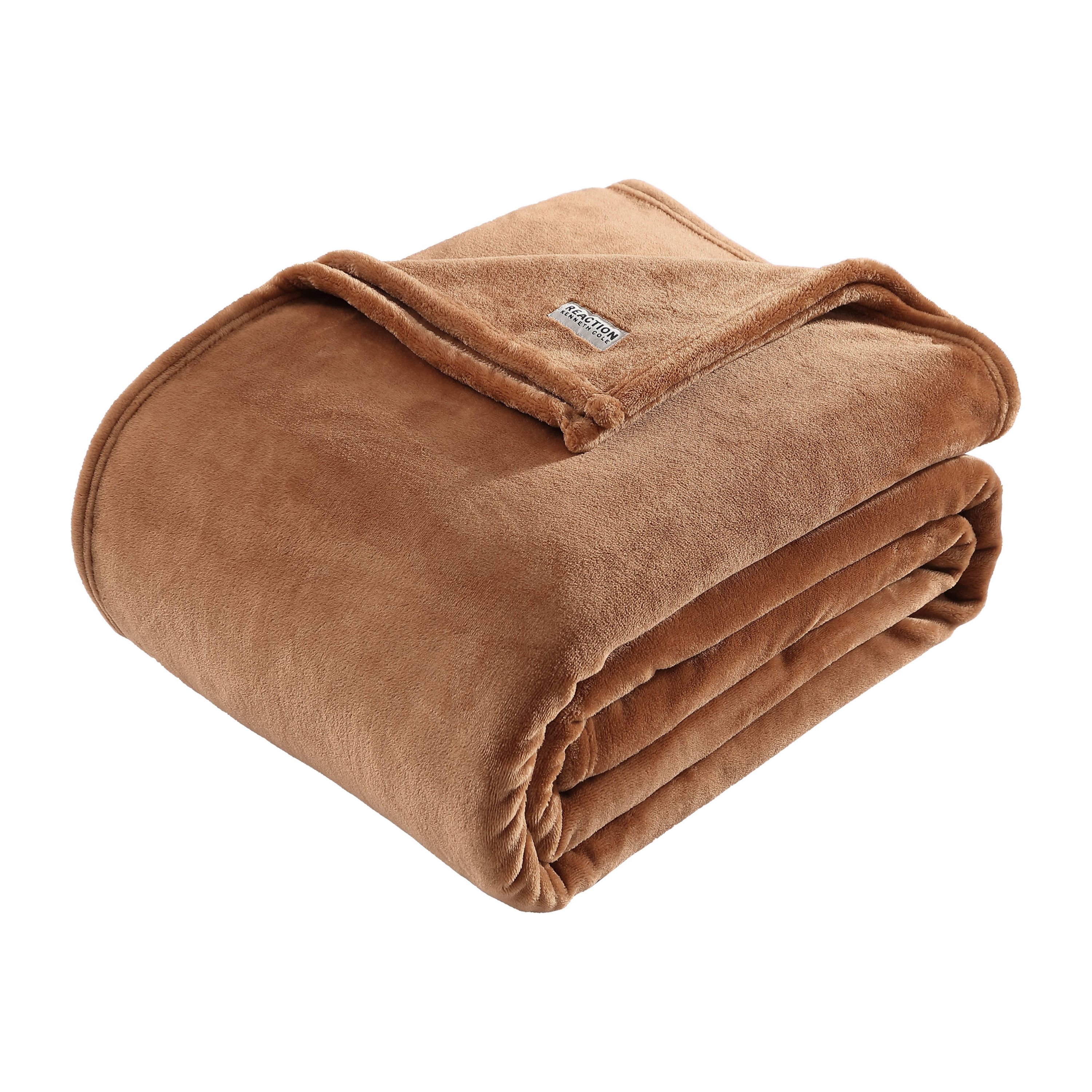 Nautica Solid Microfiber Blanket