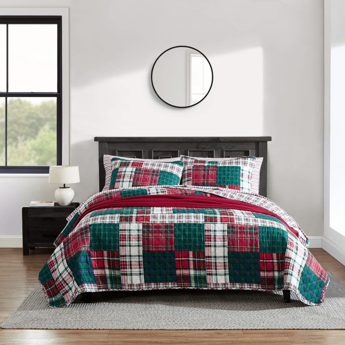 Emmet Patchwork Quilt-Sham Set