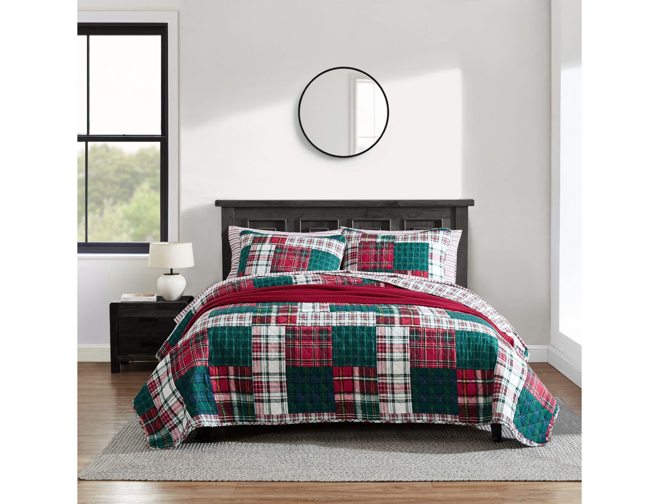 Emmet Patchwork Quilt-Sham Set