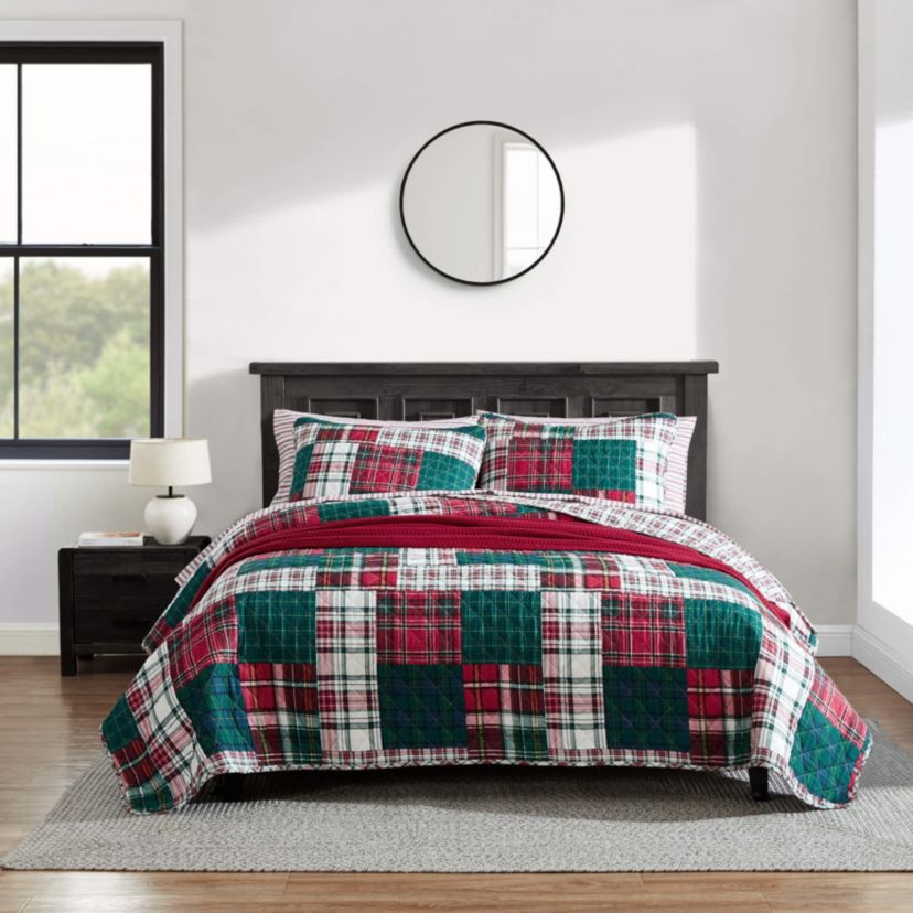 Emmet Patchwork Quilt-Sham Set