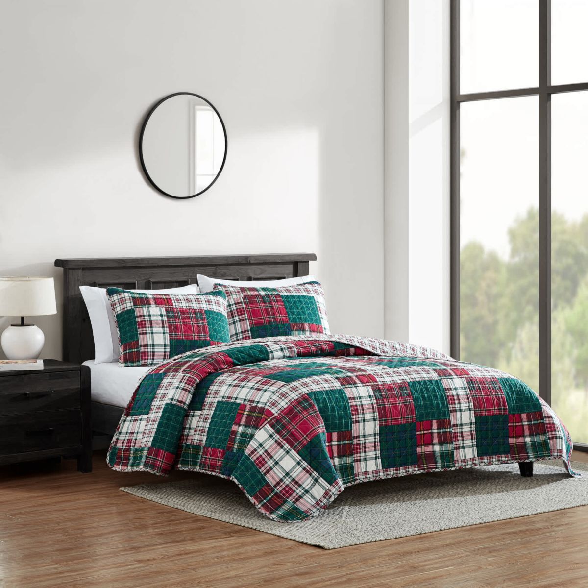 Emmet Patchwork Quilt-Sham Set