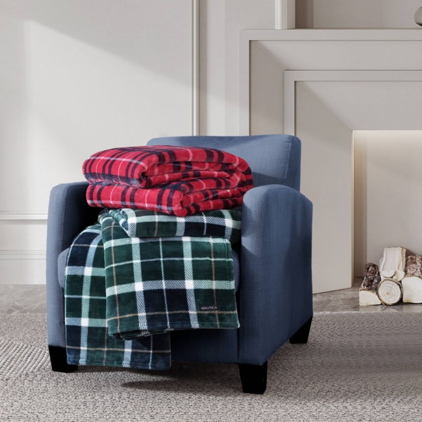 Winter Tattersall Microfiber Blanket
