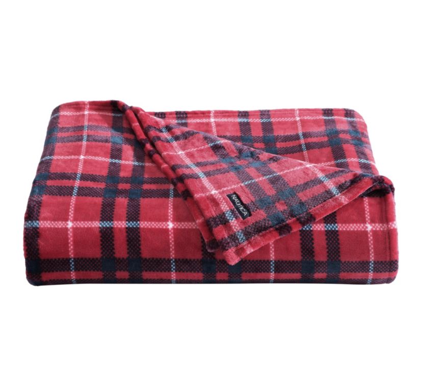 Winter Tattersall Microfiber Blanket