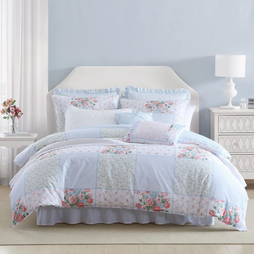 Hope Patchwork 100% Cotton Duvet Cover Bonus Set