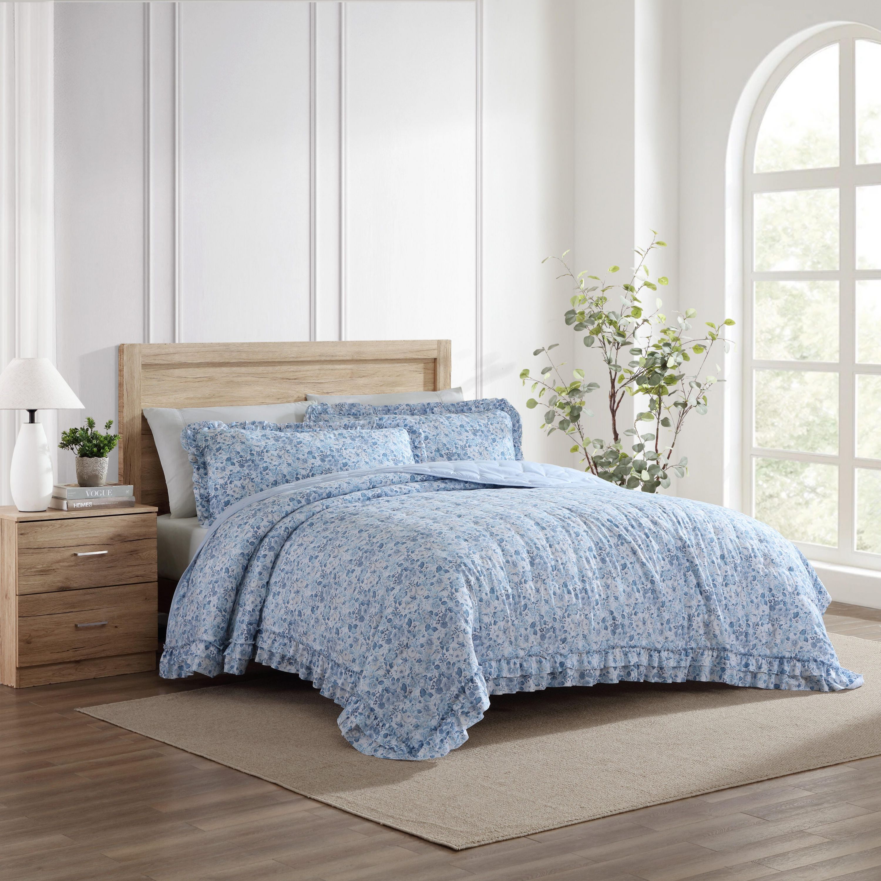 Quartet Microfiber Quilt-Sham Set