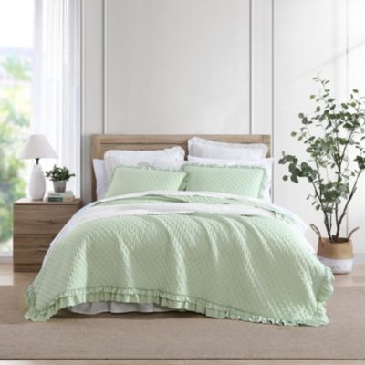 Laura Ashley Claire Microfiber Quilt-Sham Set | belk