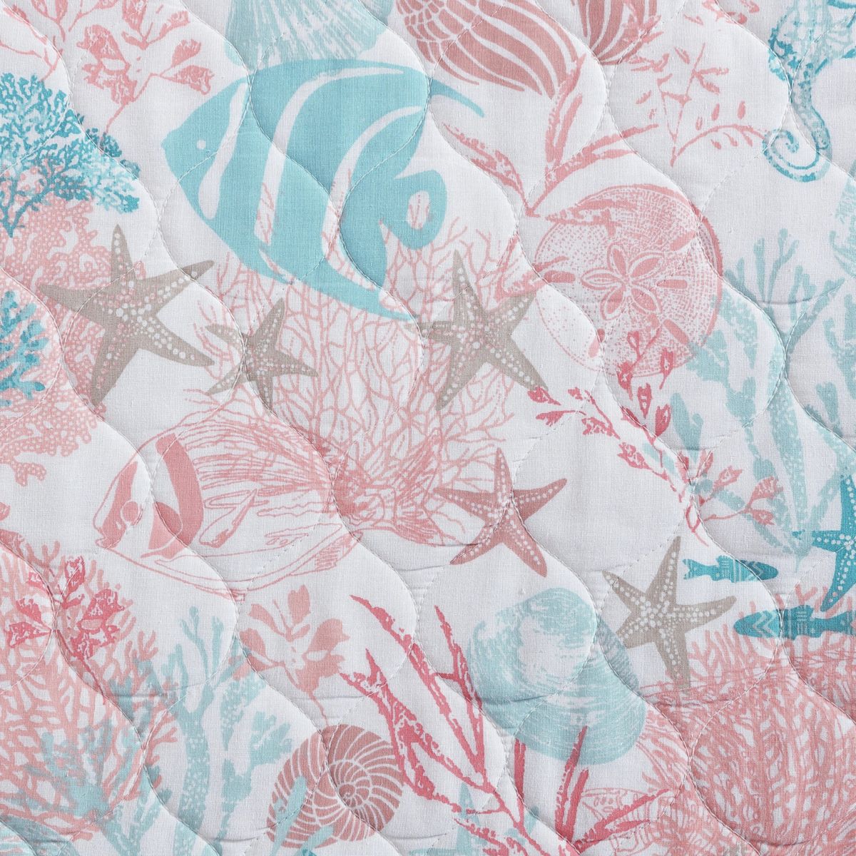 Swimtime 100% Cotton Quilt-Sham Set