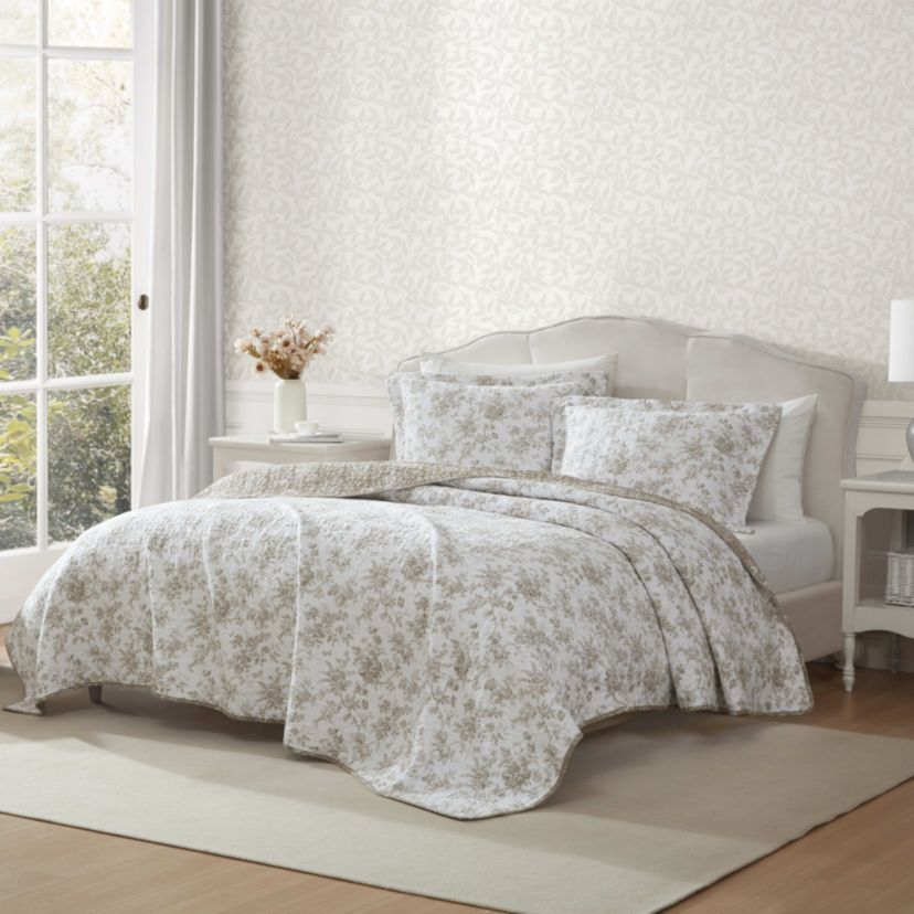Walled Garden 100% Cotton Quilt-Sham Set