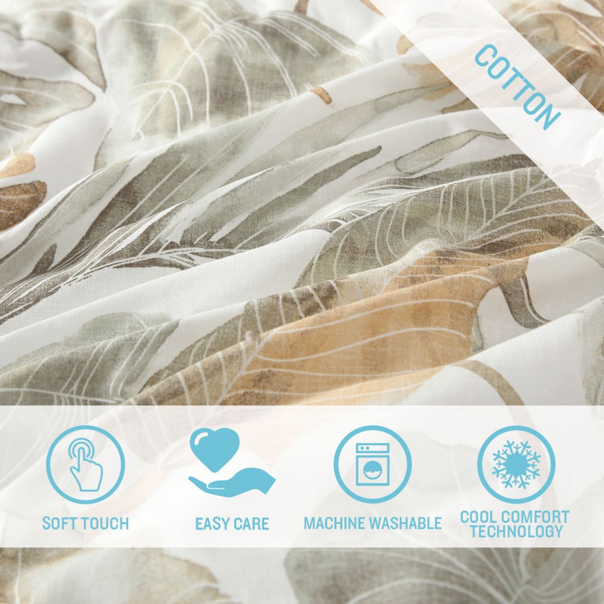 Raw Coast 100% Cotton Duvet Cover Set