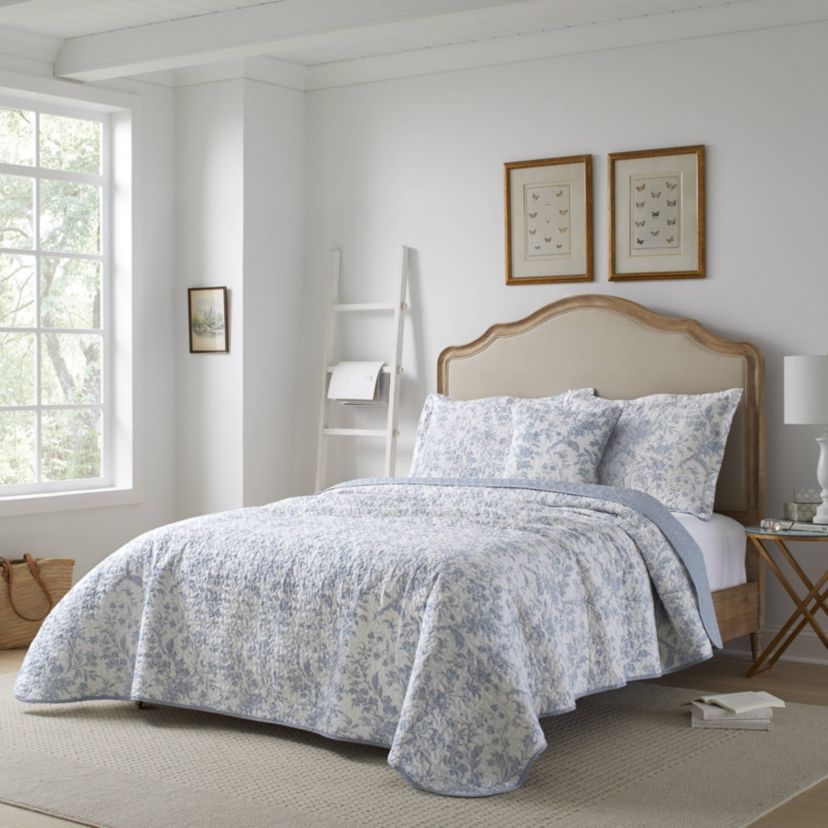 Amberley 100% Cotton Quilt-Sham Set Bonus