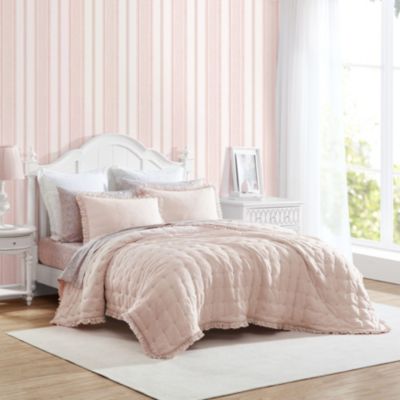 Laura Ashley Hailee Microfiber Quilt-Sham Set | belk