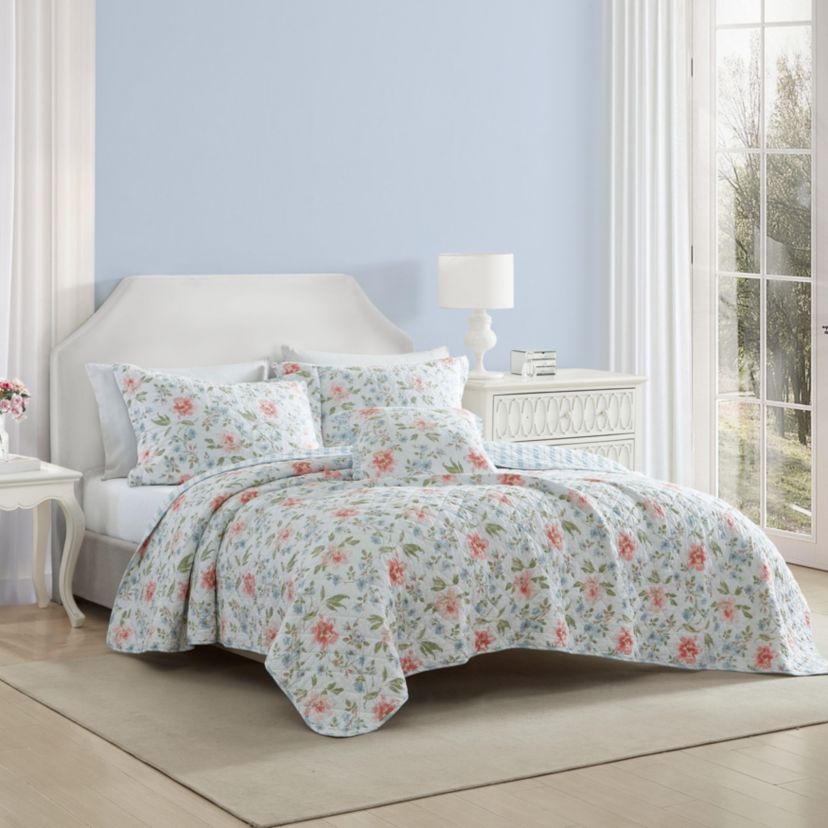 Emilie 100% Cotton Quilt-Sham Set Bonus