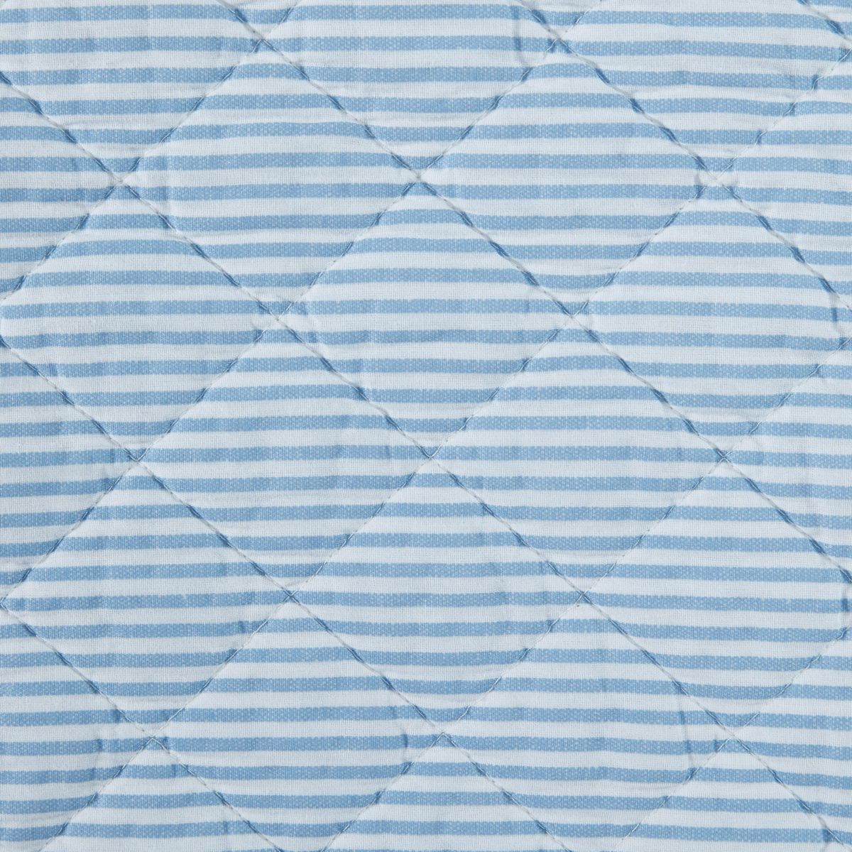 Oxford Stripe 100% Cotton Quilt-Sham Set