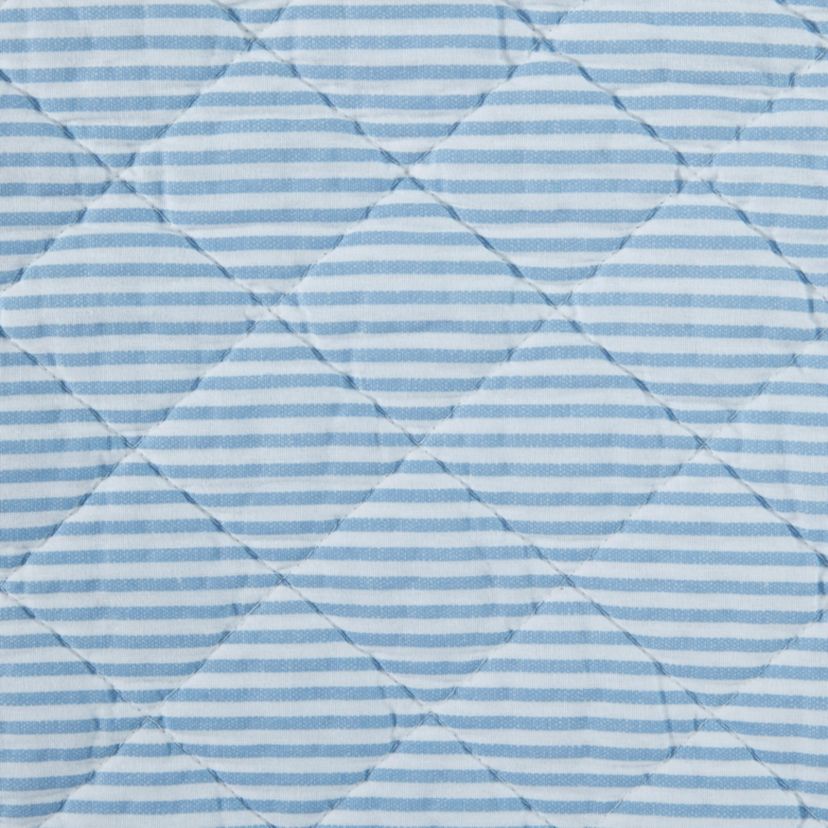 Oxford Stripe 100% Cotton Quilt-Sham Set