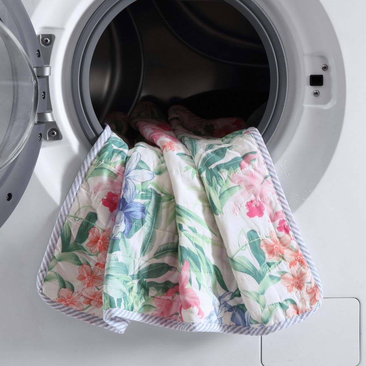 Island Orchid 100% Cotton Quilt-Sham Set