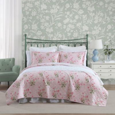 Veronicas Bouquet 100% Cotton Quilt-Sham Set