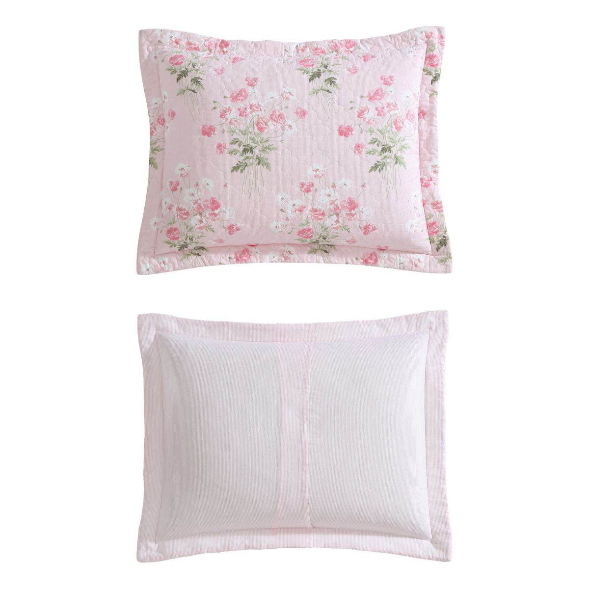 Veronicas Bouquet 100% Cotton Quilt-Sham Set