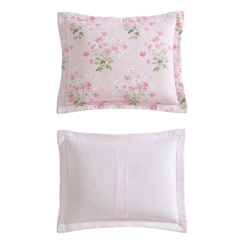 Veronicas Bouquet 100% Cotton Quilt-Sham Set