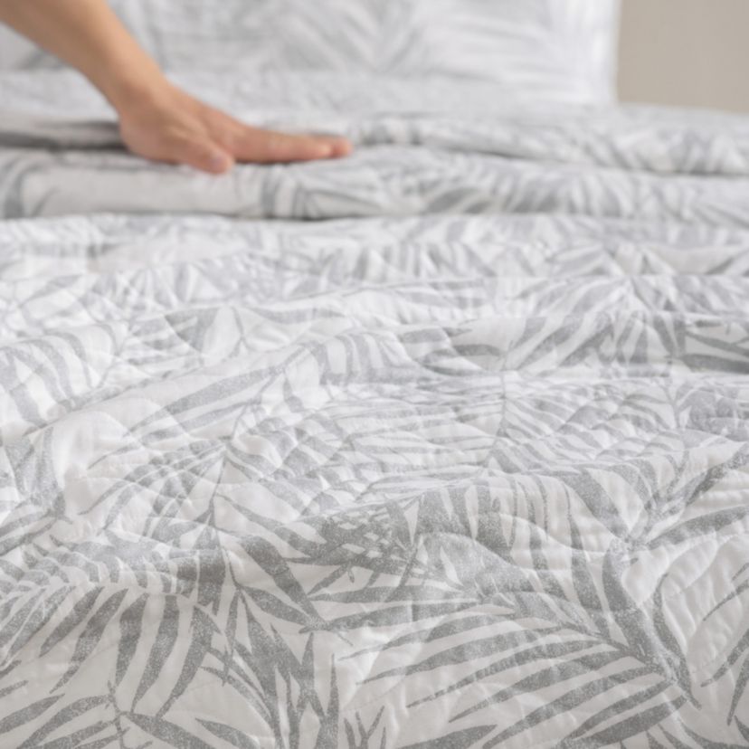 Palmday 100% Cotton Quilt-Sham Set