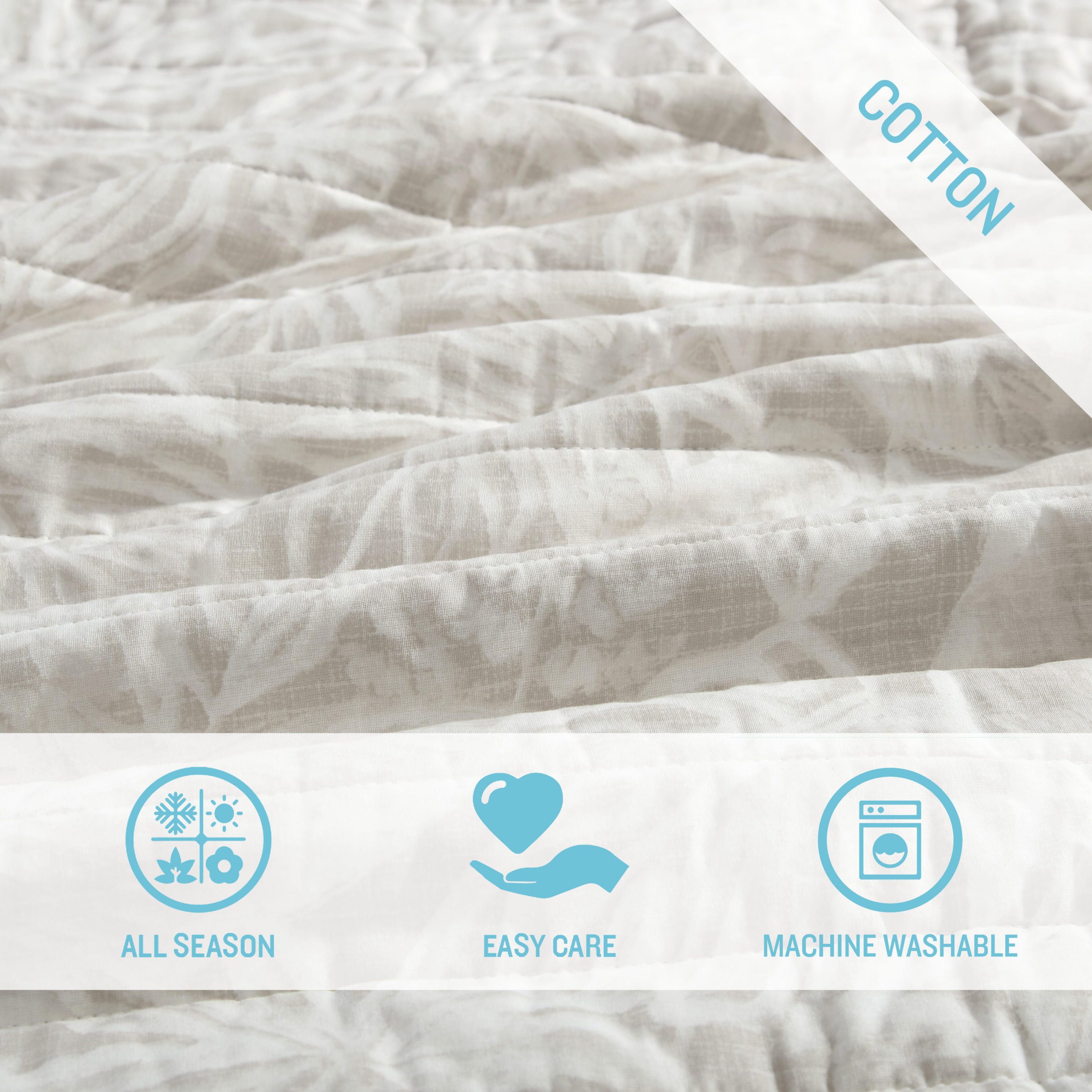Ocean Deep 100% Cotton Quilt-Sham Set