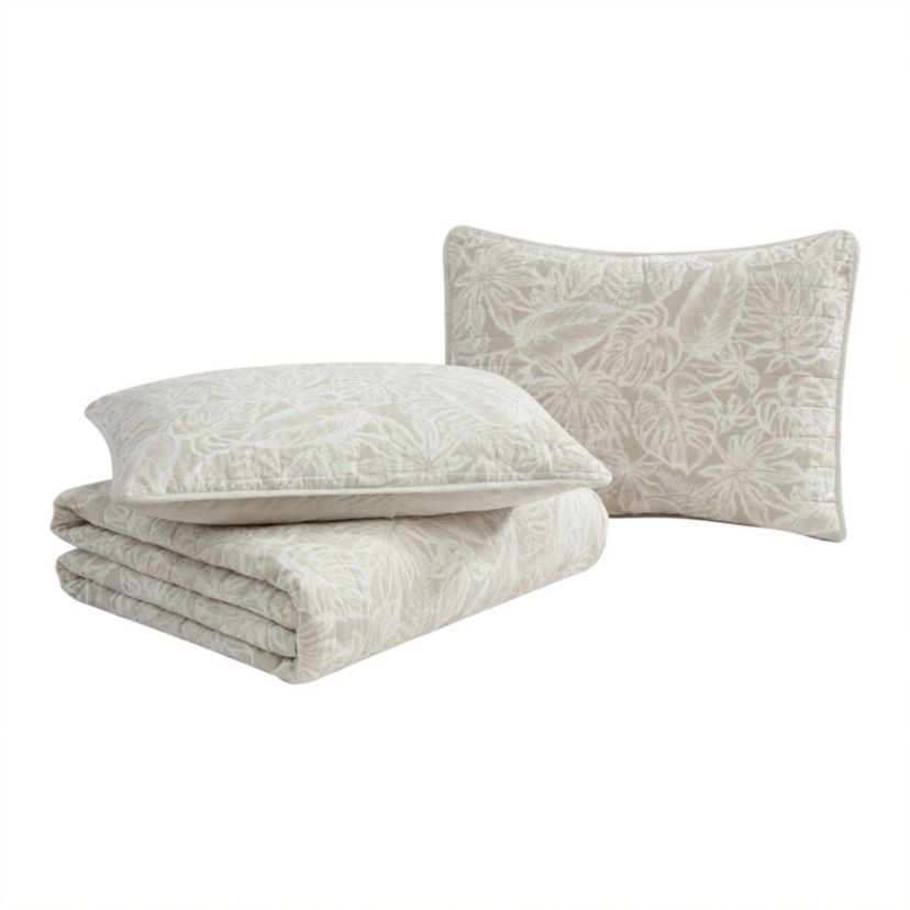 Ocean Deep 100% Cotton Quilt-Sham Set