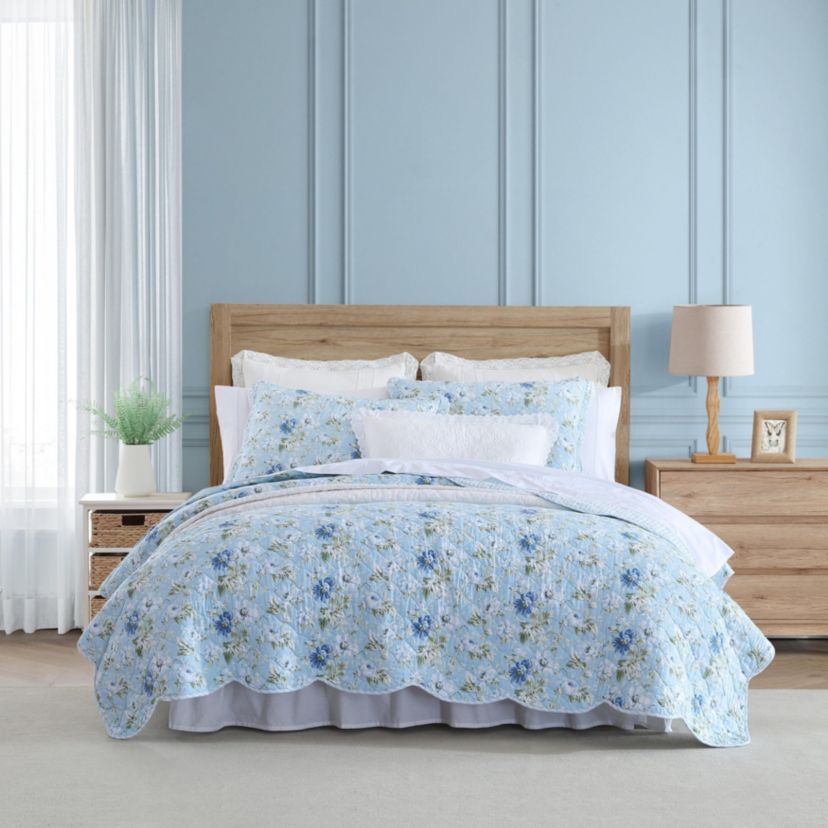 Peony Garden 100% Cotton Quilt-Sham Set