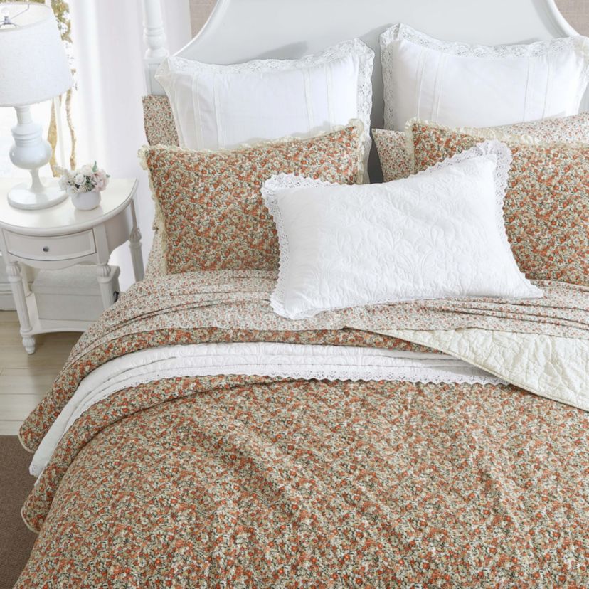 Loveston 100% Cotton Quilt-Sham Set
