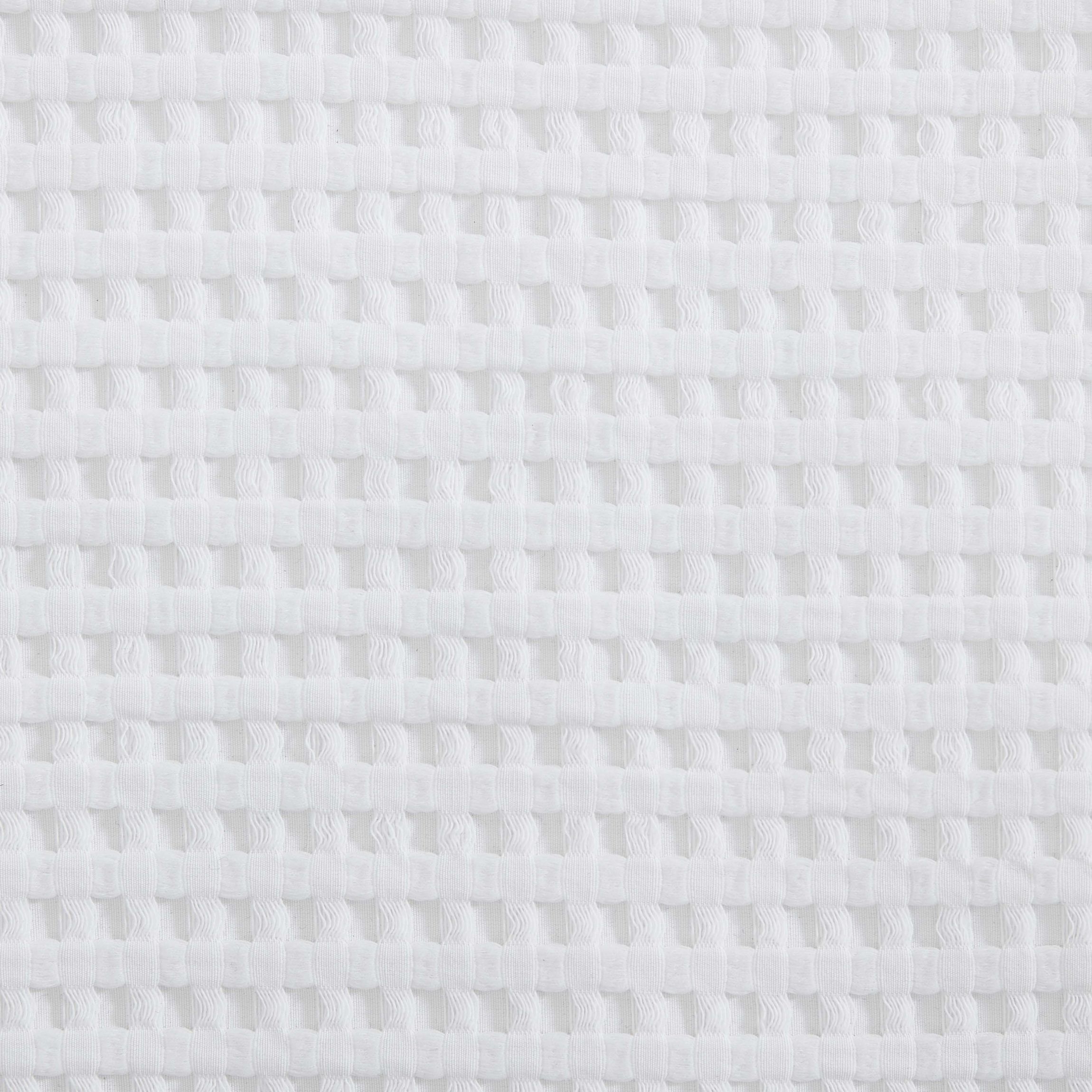 Solid Waffle Microfiber Duvet Cover Set
